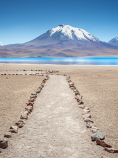 Atacama Laguna Miscanti Vulkaner