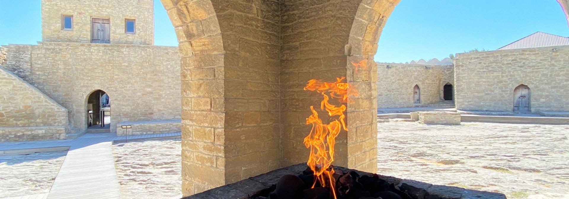 Azerbaijan Ateshgah Temple Of Fire Eternal Flame