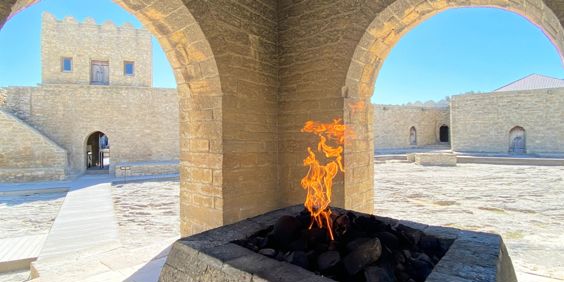 Azerbaijan Ateshgah Temple Of Fire Eternal Flame