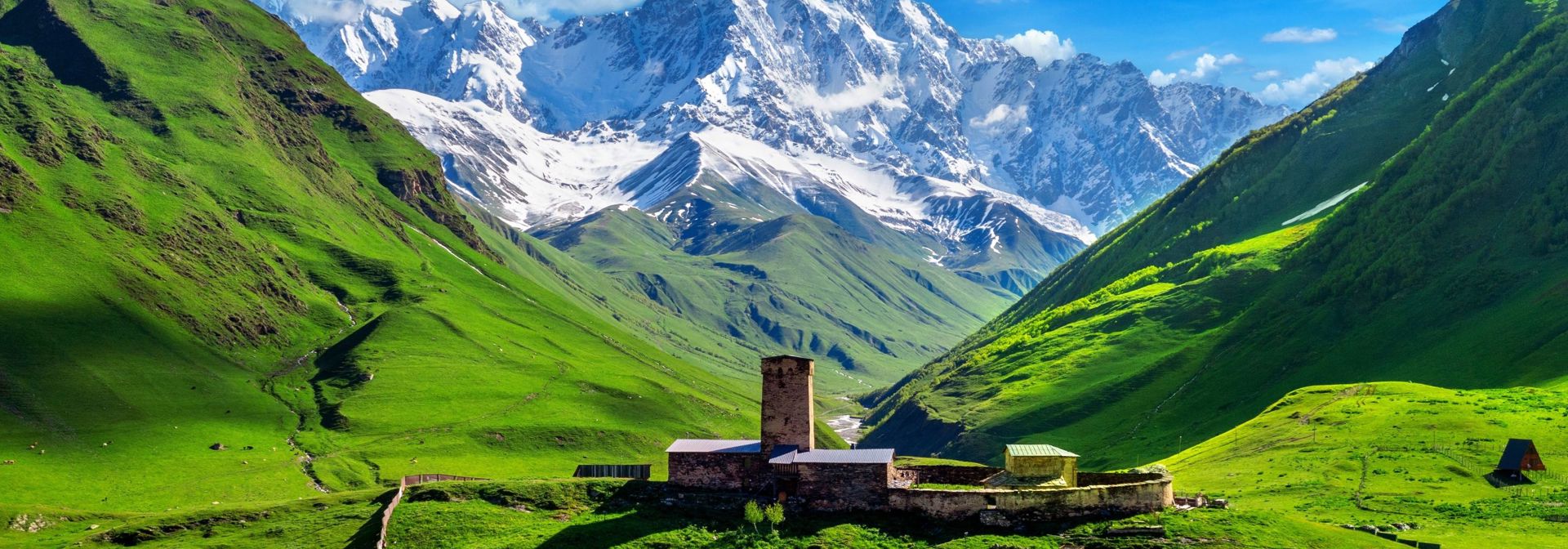 Georgia Upper Svaneti Ushguli Village Lamaria Church