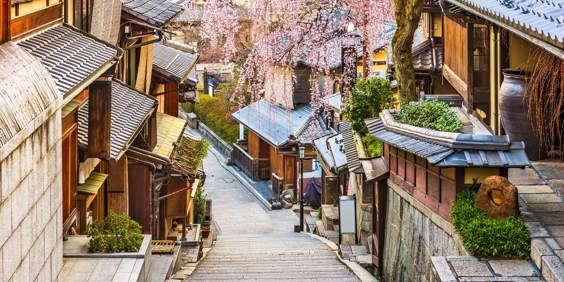 Higashiyama Distrikt Kyoto
