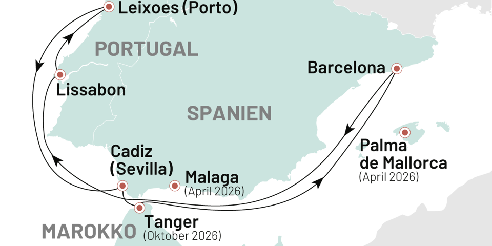 Krydstogter Krydstogt I Middelhavet Den Iberiske Halvoe Og Marokko