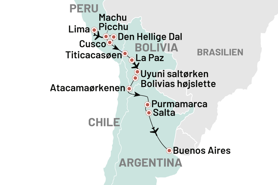 peru - Peru bolivia chile og argentina_en rejse under himlens tag i andesbjergene