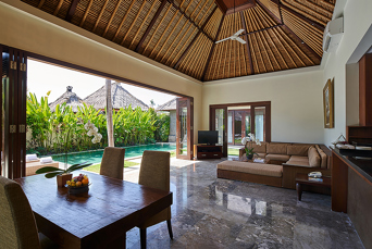 bali - sanur - mahagiri villas sanur three bedrooms living room 2