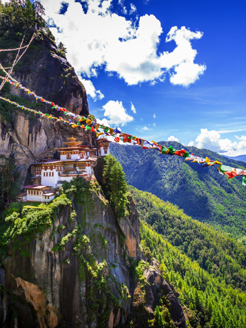 Tiger’s Nest er uden sammenligning det smukkeste og mest spektakulære tempel i Bhutan.