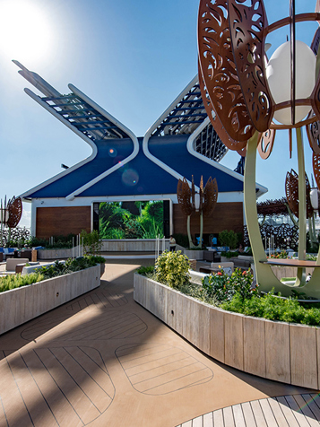 Skibet er indrettet med en masse dejlige kroge