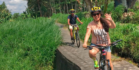 Vi skal på cykeltur i Ubud