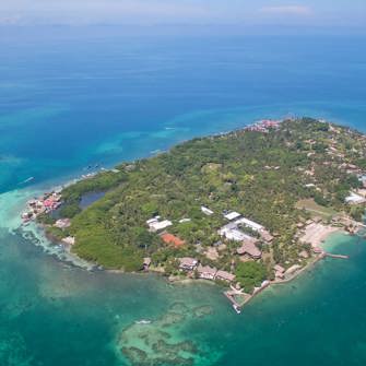 Punta Faro Island Aerial