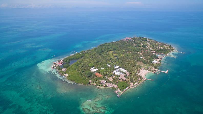 Punta Faro Island Aerial