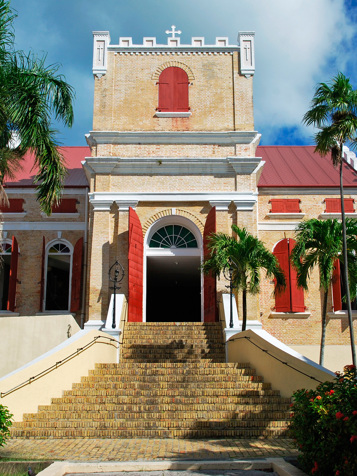 dansk vestindien - st thomas charlotte  amalie kireke