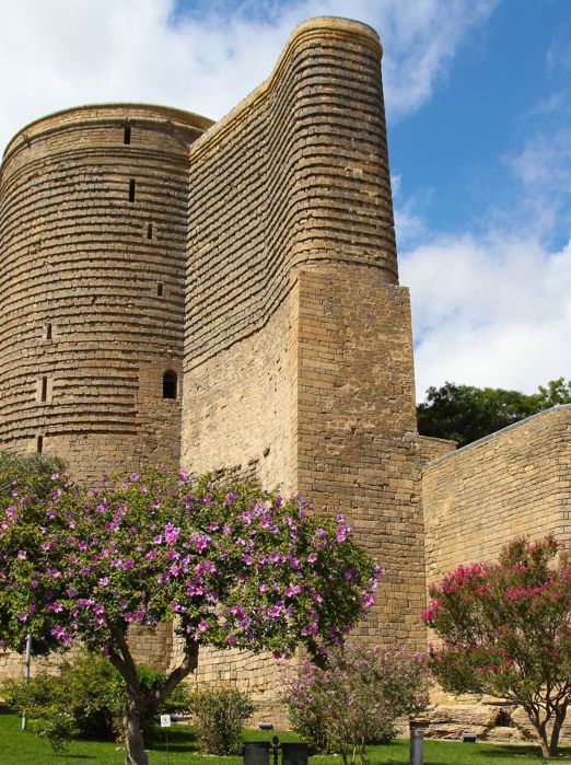 Azerbaijan Baku Maiden Tower Summer