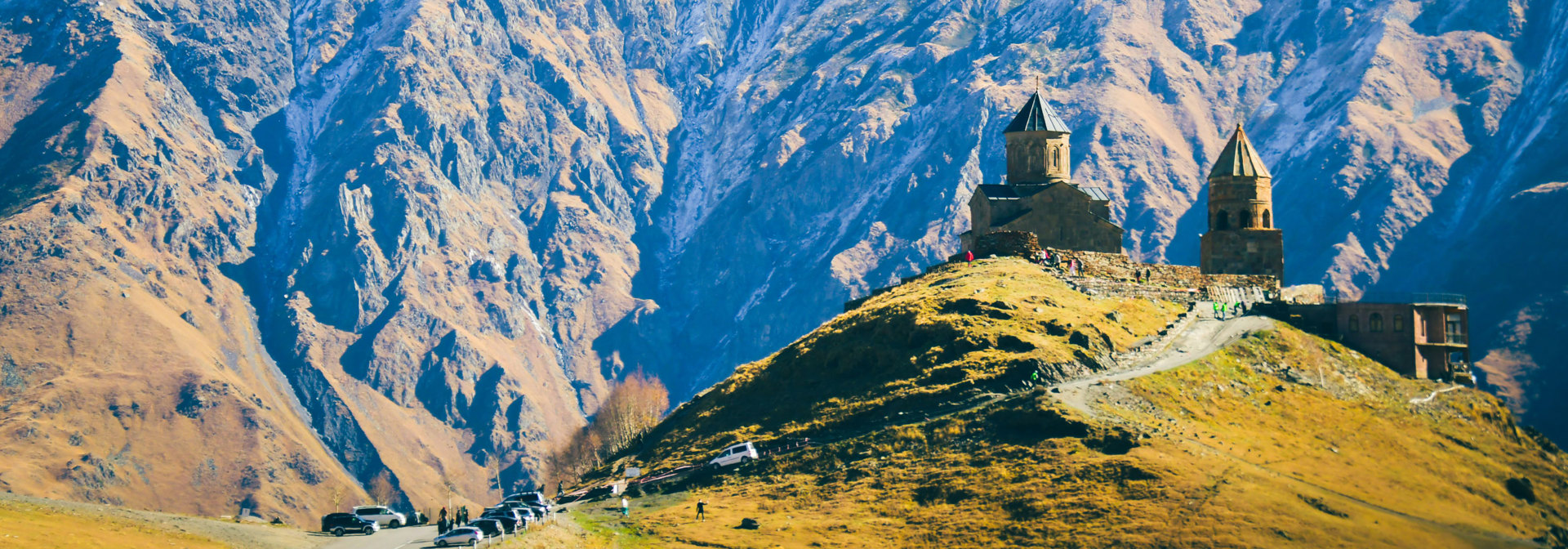 Stepantsminda Gergeti Georgien