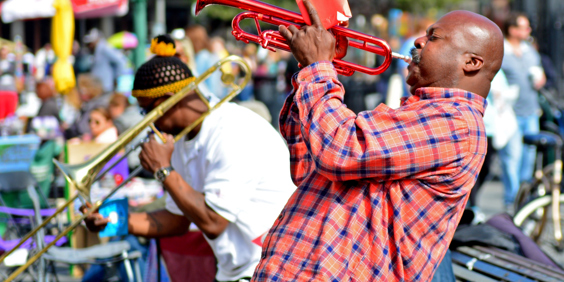 usa - new orleans musik jackson square franske kvarter