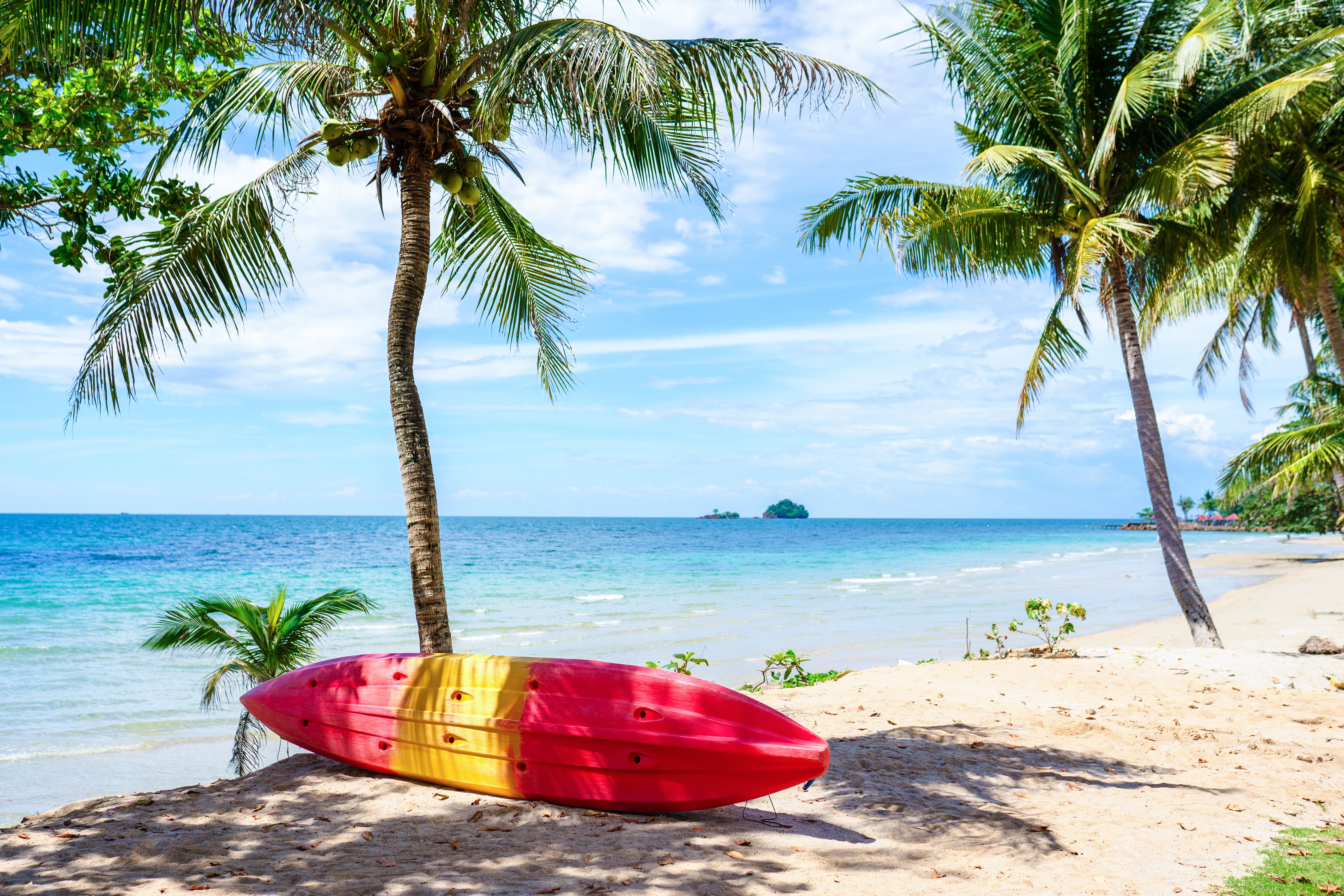 Koh Chang Kayaktur Kayak På Strand