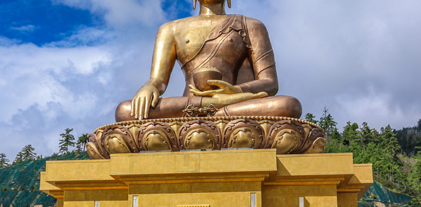 Bhutan, Thimphu, verdens største siddende Buddha