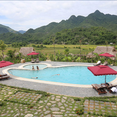 vietnam - mai chau eco lodge_pool