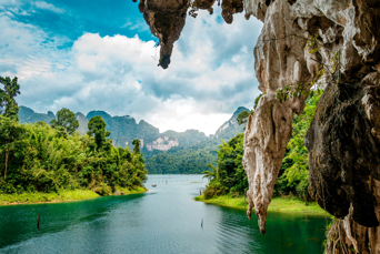 Khao Sok Billede Taget Fra Grotte