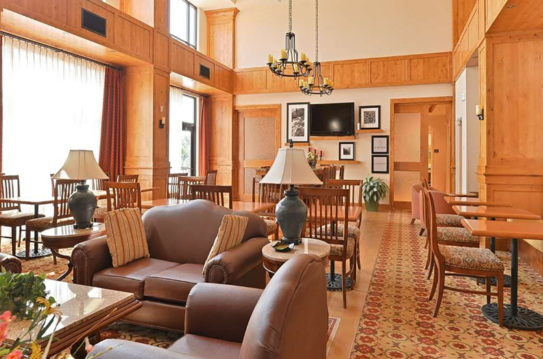 Hampton Inn Buffalo Wyoming USA WY Reception Lounge
