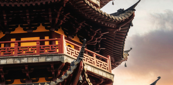 Et tempel i Shanghai