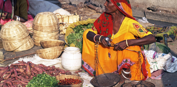 Indien - jaipur_befolkning_marked_kvinde_01