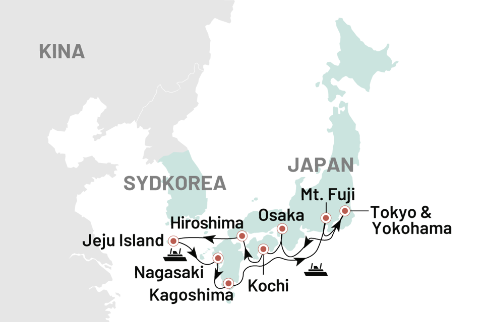 Krydstogter Japan Foraar2026