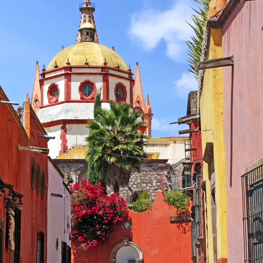 San Miguel de Allende-katedralen i Mexico City