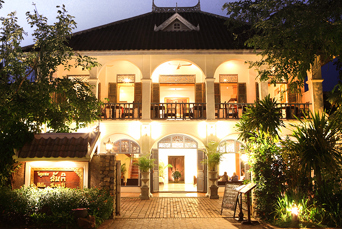 laos - luang praban - villa santi hotel_velkommen
