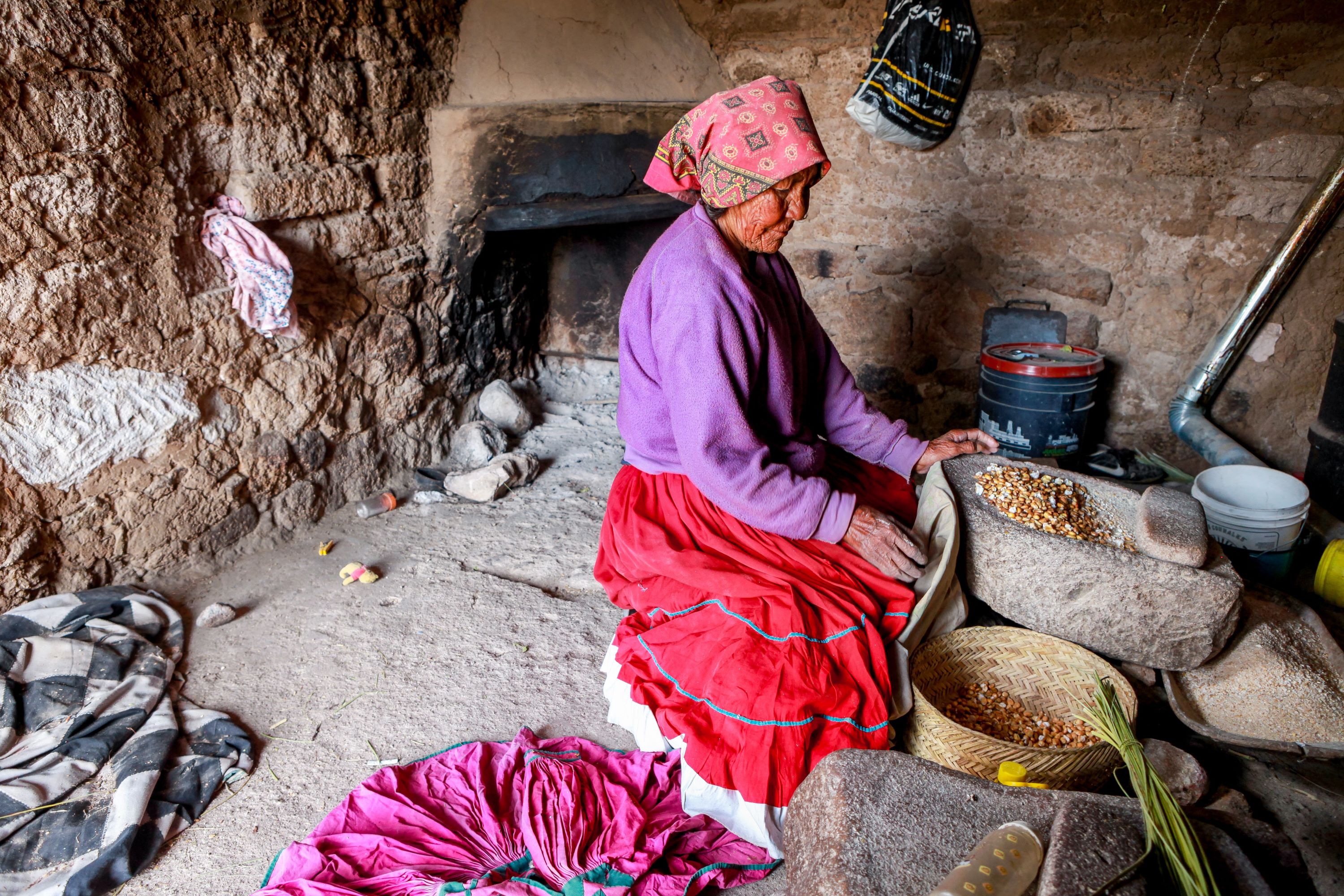 Tarahumara Raramuri Kvinde I Hulebolig GI 1216737637