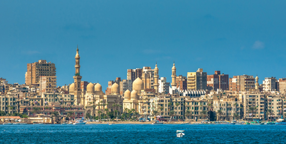 Herefter går turen til Alexandria i Egypten