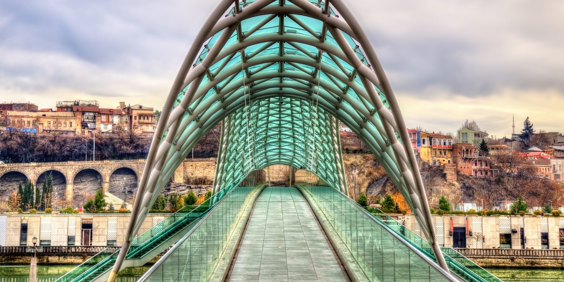 Bridge Of Peace In Tbilis