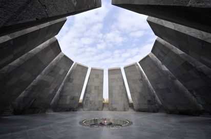 Armenia Yerevan Genocide Memorial Eternal Flame