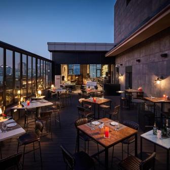 L7 Myeongdong Hotel Tagterrasse