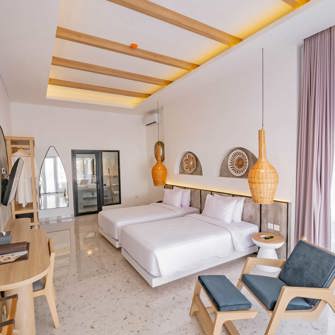 Room Interior Twin Beds