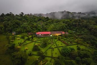 Lodge Drone view