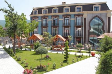 Aserbajdsjan Sheki Macara Sheki City Hotel Facade 2