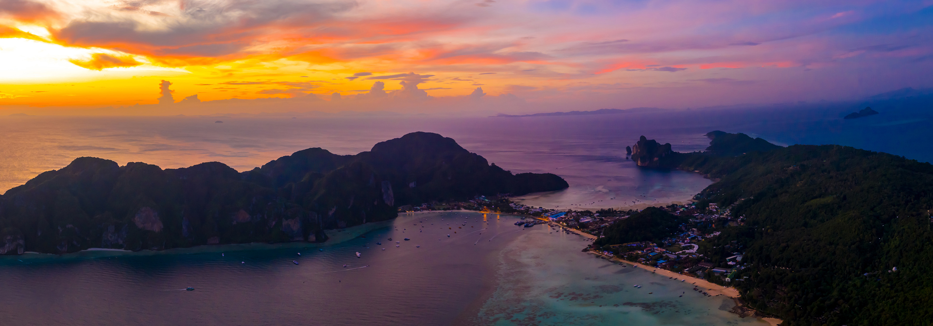 thailand - Phi phi solnedgang