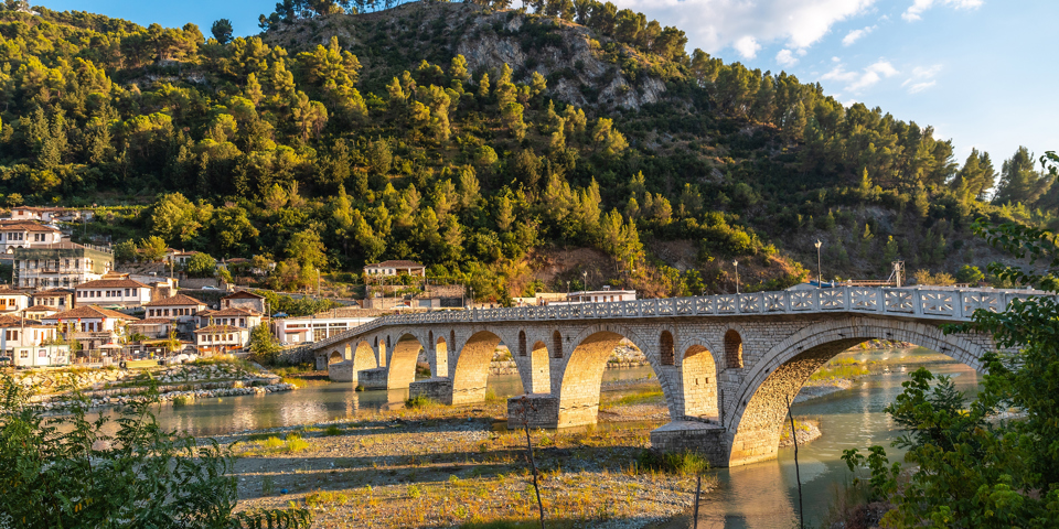 Albania Berat Gorica Bridge