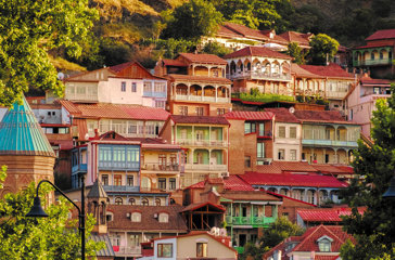 Gamle Bydel Tbilisi Georgien