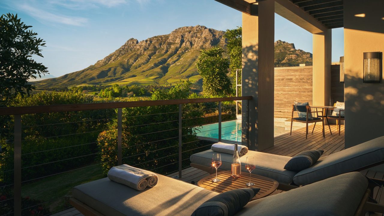Delaire Graff Estate Luxury Lodge Terrace View 01