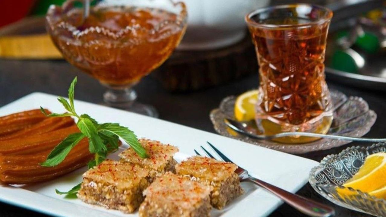 Aserbajdsjan Sheki Macara Sheki City Hotel Food
