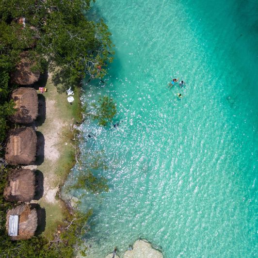 Mexico Bacalar Landscape Bonanza Lagoon