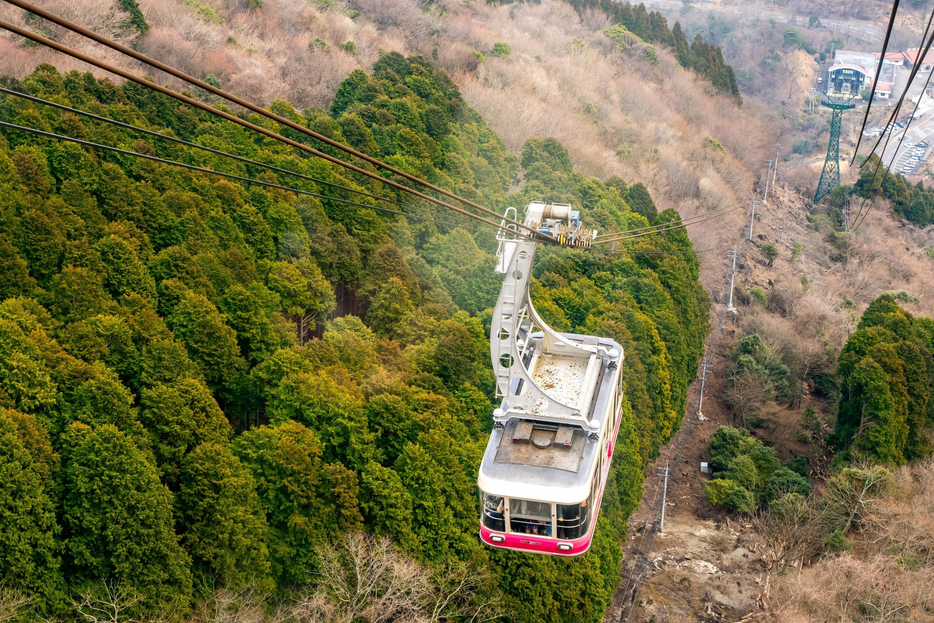 Japan Beppu Mount Tsurumi Cable Car