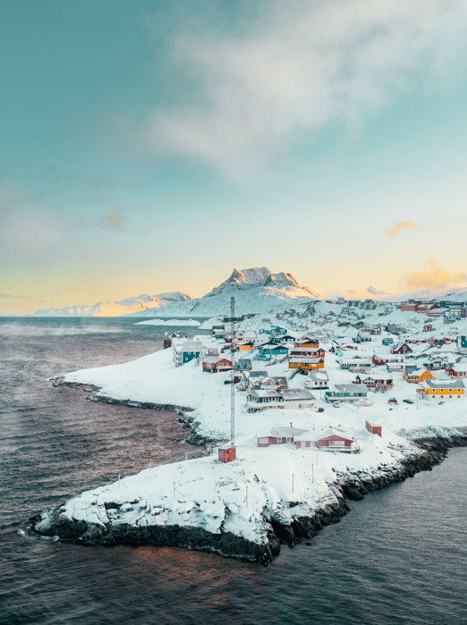 Colourful Nuuk And Sermitsiaq
