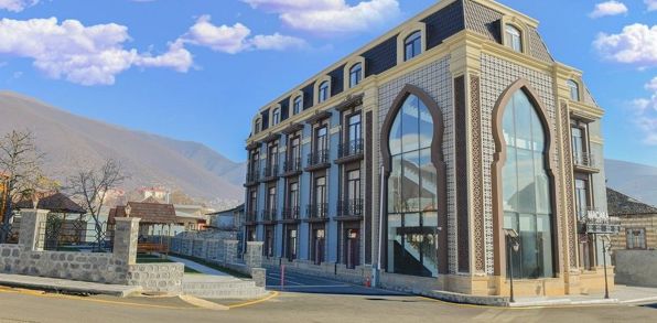 Aserbajdsjan Sheki Macara Sheki City Hotel Facade