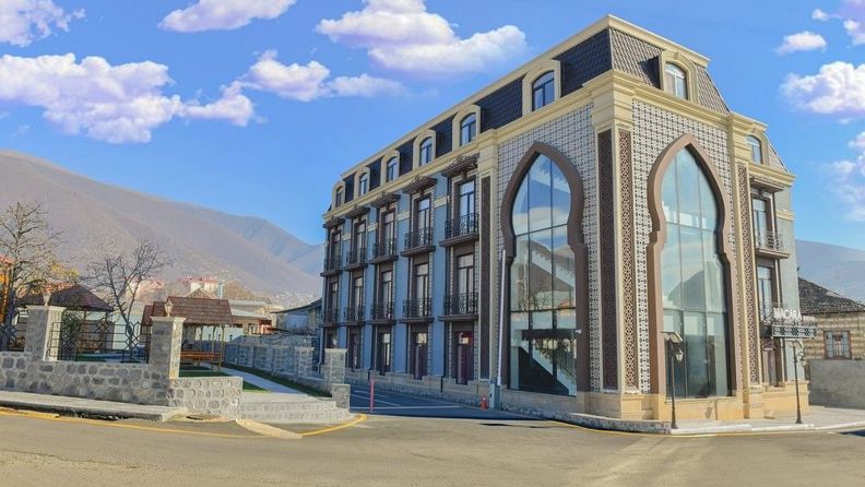 Aserbajdsjan Sheki Macara Sheki City Hotel Facade