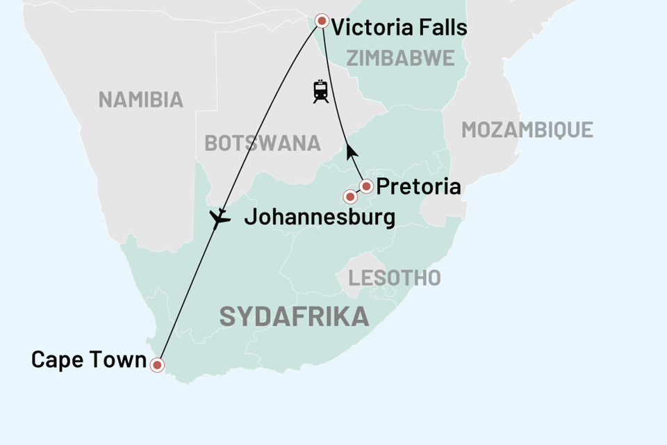 sydafrika - Sydafrika_Victoria falls rovos rail og cape town_FIT