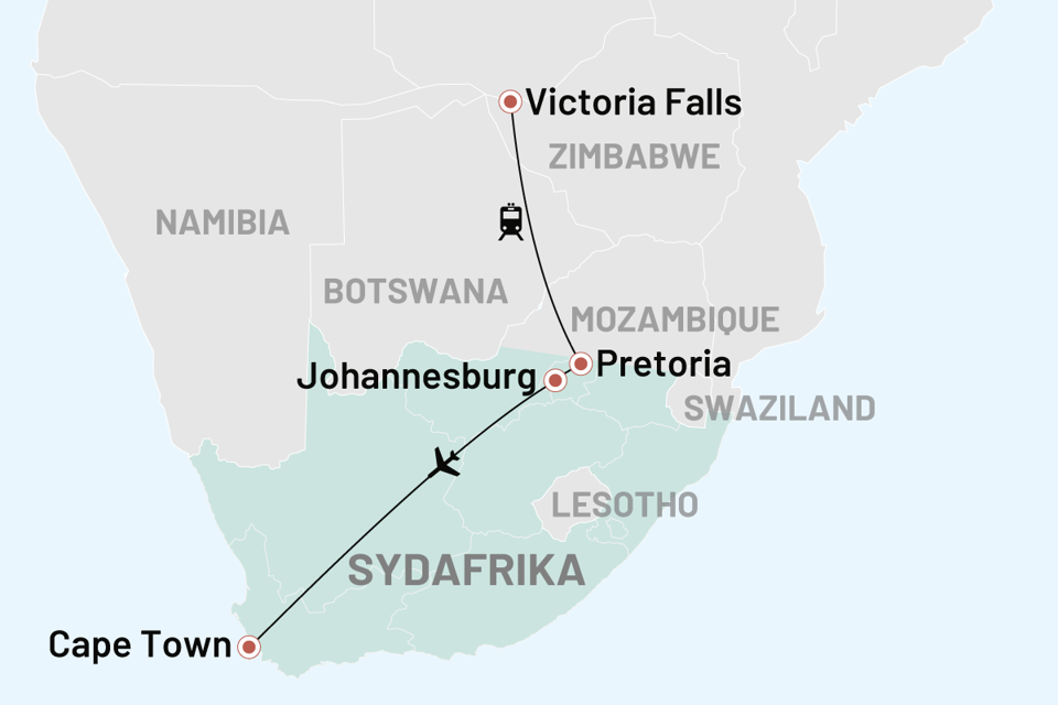 sydafrika - Sydafrika_Victoria falls rovos rail og cape town_FIT