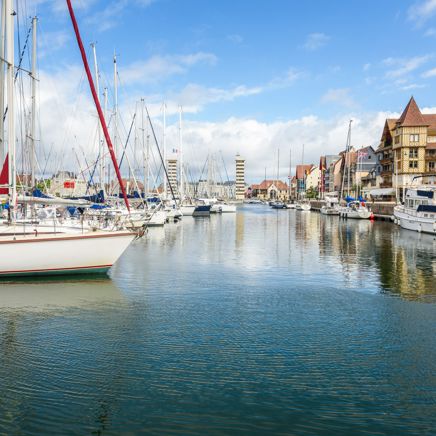 Vi slutter dagens udflugter af i Trouville-sur-Mer.