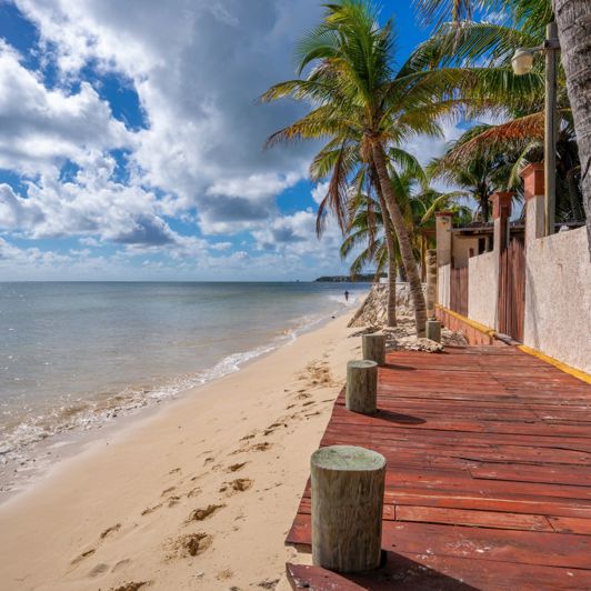 Mexico Puert Morelos Beach