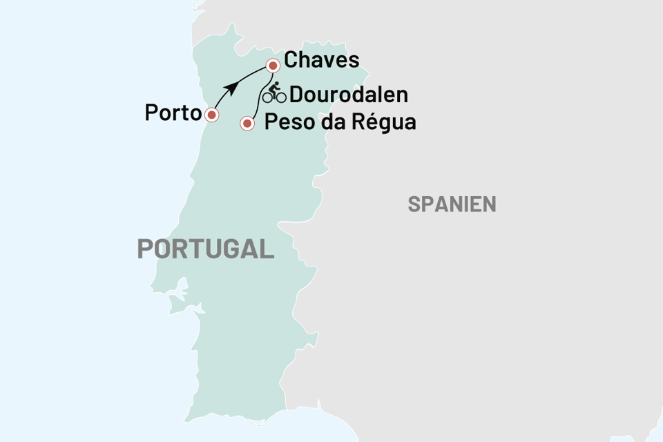 Portugal Dourodalen Paa To Hjul RR
